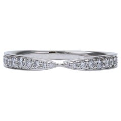 Tiffany & Co. Harmony Diamond Wedding Band in Platinum