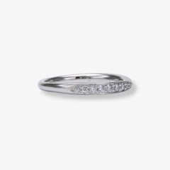 Tiffany & Co. Harmony Diamond Wedding Band in Platinum