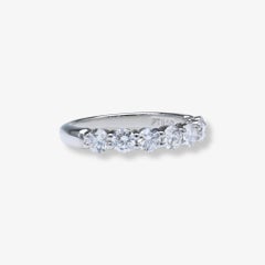 Tiffany & Co. Forever 0.91 Carat Diamond Band 3.5mm in Platinum