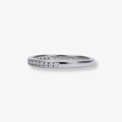 Tiffany & Co. Channel-Set Diamond Band in Platinum 0.24ct