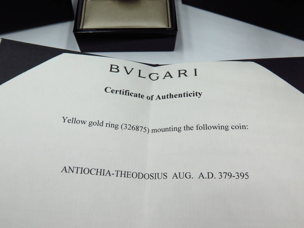 Bulgari Ancient Coin Gold Flip Ring In Excellent Condition In Palm Beach, FL