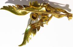 Romantic Whimsical Enamel Gold Angel Cupid Cherub Pin