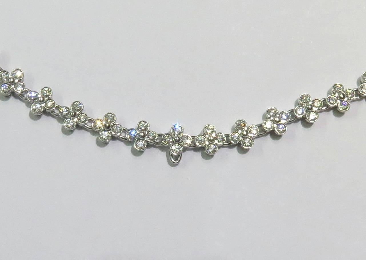 Tiffany & Co. Diamond Lace Collection Platinum Necklace 2