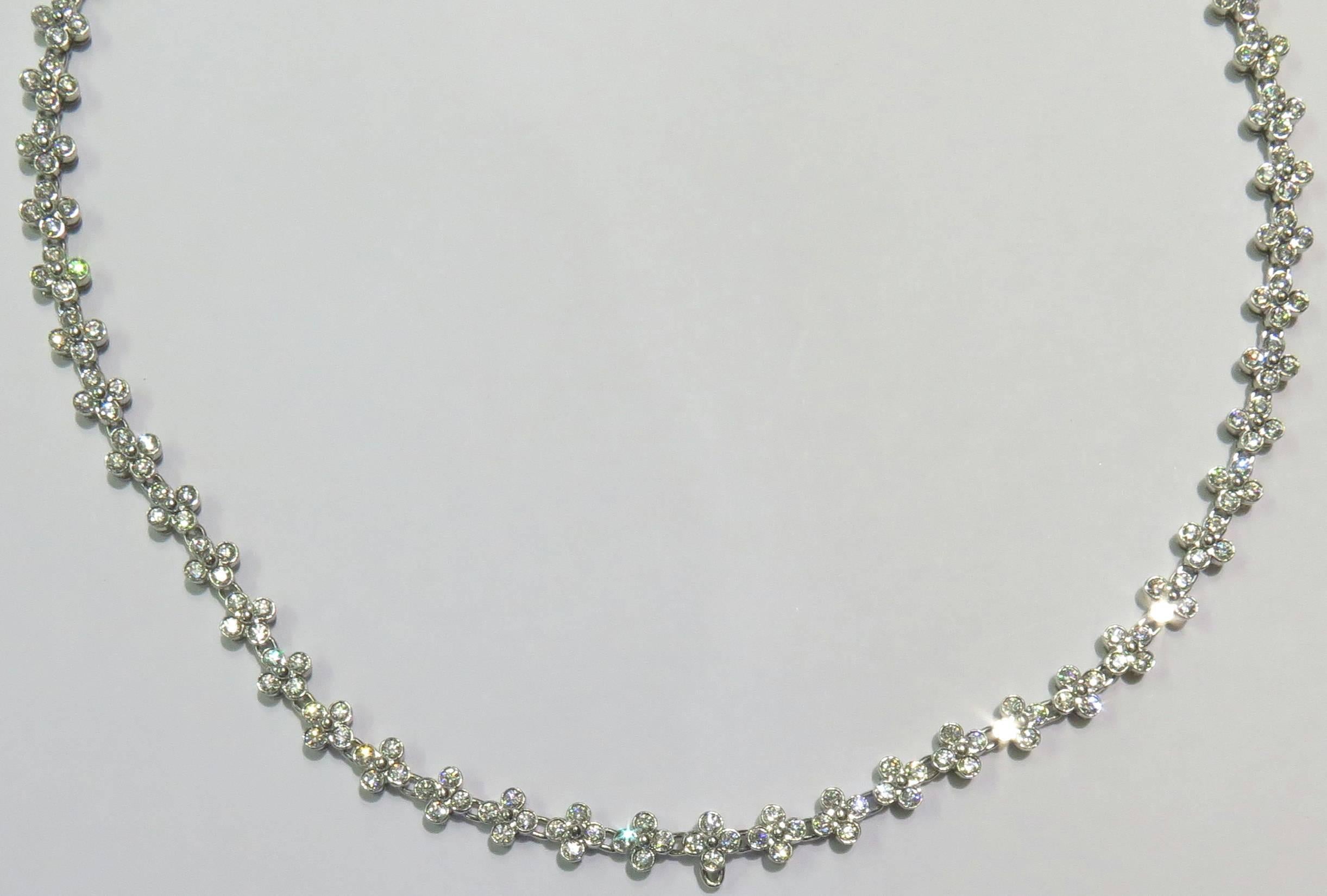 Tiffany & Co. Diamond Lace Collection Platinum Necklace 3