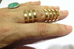 Edgy Repossi Berbere Collection Rose Gold Seven-Band Ring