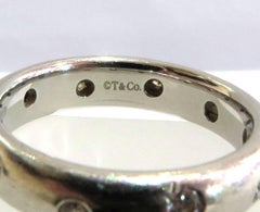 Tiffany & Co. Etoile Diamond Platinum Eternity Band Ring