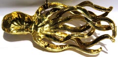 Majestic Ilias Lalaounis Gold Octopus Pin