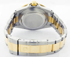 Rolex Stainless Steel Yellow Gold Submariner Automatic Wristwatch Ref 16613