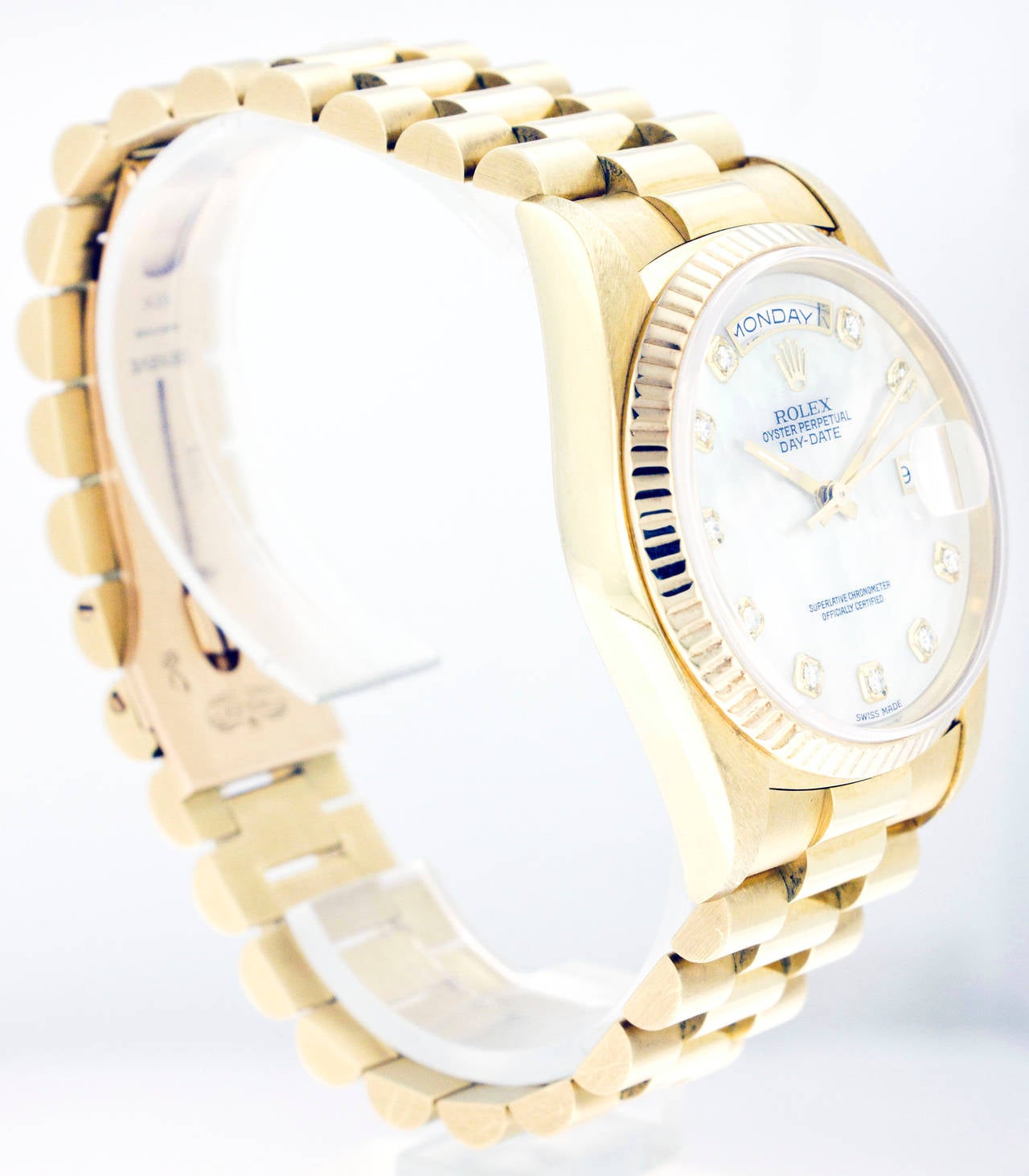 rolex day date mother of pearl