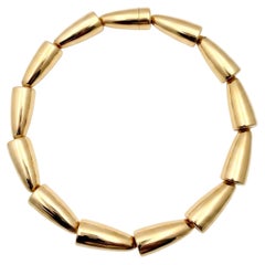 Vhernier 18k Rose Gold Calla Link Collar Necklace