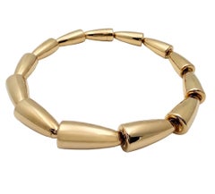 Vhernier 18k Rose Gold Calla Link Collar Necklace