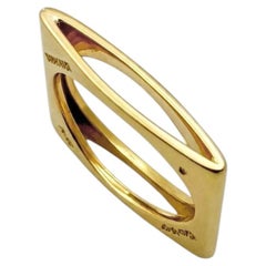Dinh Van for Cartier 18k Yellow Gold Double Faces Ring
