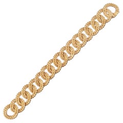Verdura Armband aus 18-karätigem Gelbgold mit gedrehten Seilgliedern
