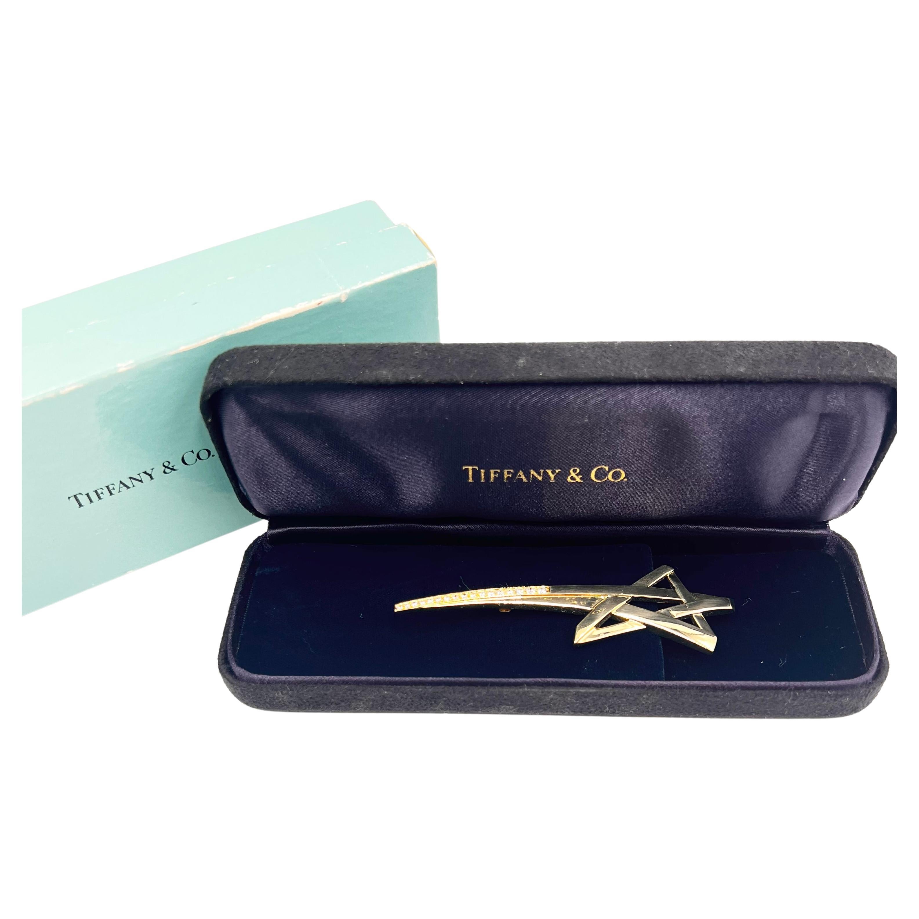 Paloma Picasso's famous shooting star brooch created for Tiffany & Co.  Measuring 3