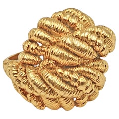 Van Cleef & Arpels French 18k Gold Nautical Knot Ring