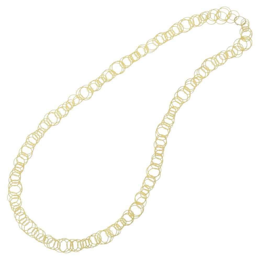 Buccellati 18k Yellow Gold Hawaii Long Necklace