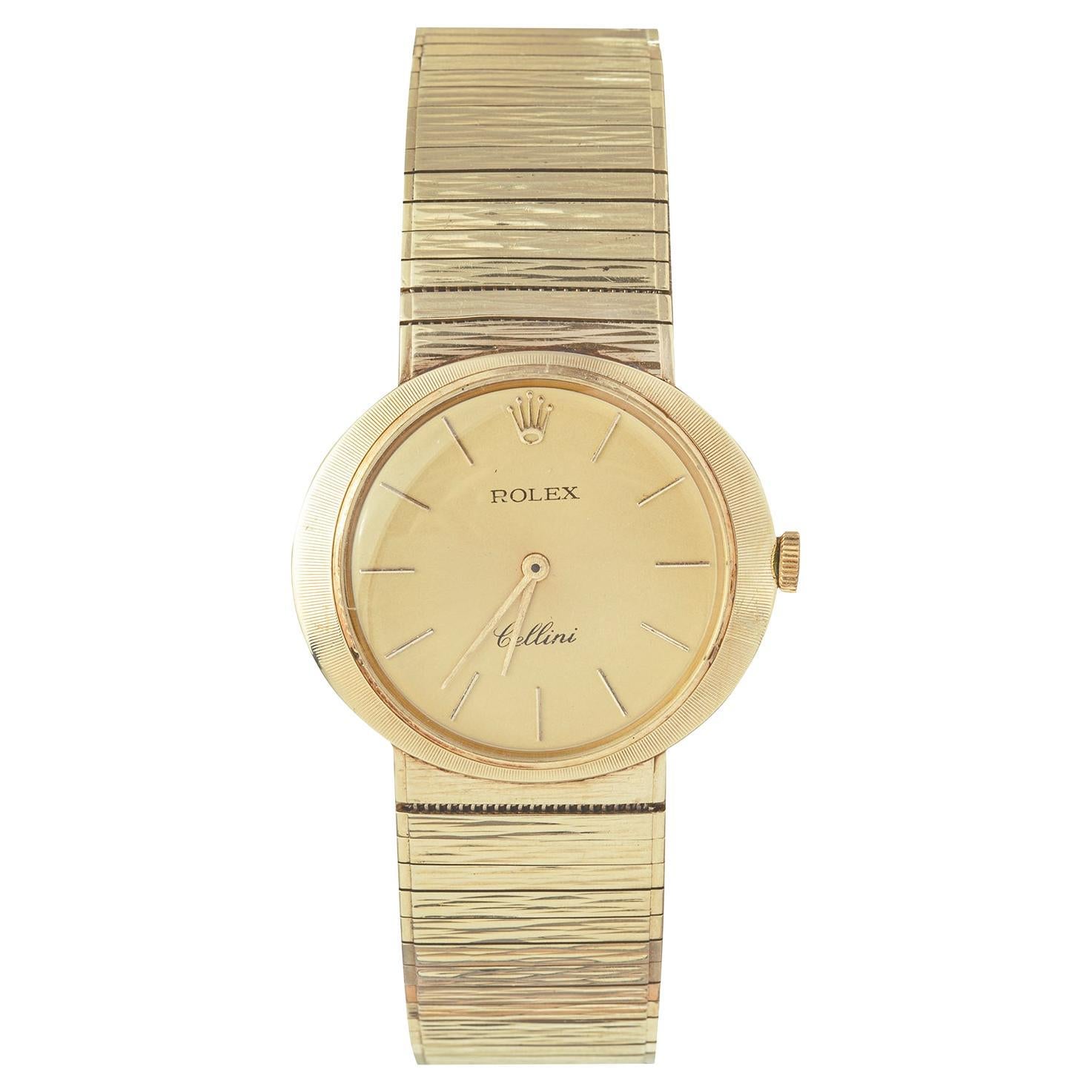 Rolex Cellini Hand-Wound Yellow Gold, Ref. 606 For Sale
