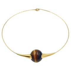 Tiger's Eye Choker Necklaces