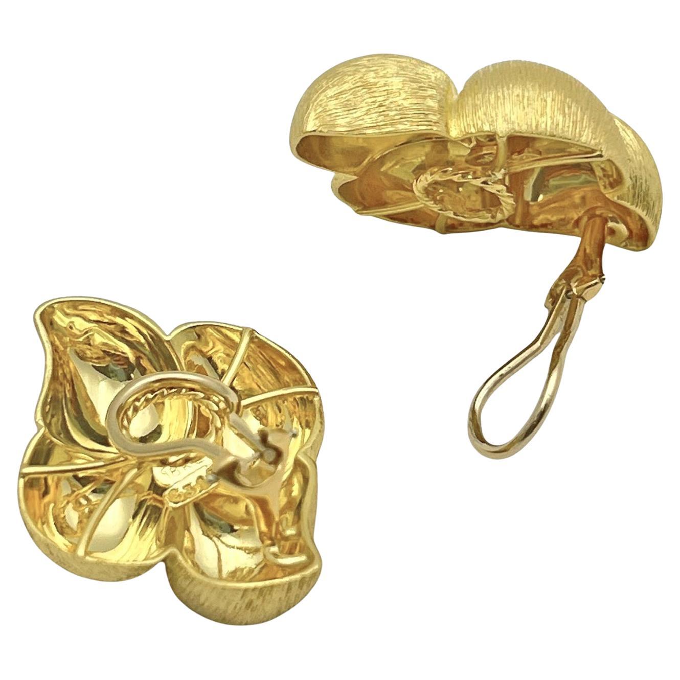 Pendientes de nudo cuádruple 