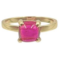 Tiffany Paloma Picasso 18k Gold Pink Tourmaline Sugar Stack Ring