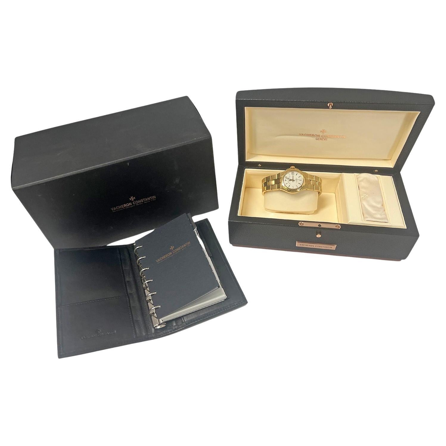 Vacheron Constantin Overseas 35mm Yellow Gold Watch Ref. 42050/423J In Excellent Condition In Palm Beach, FL