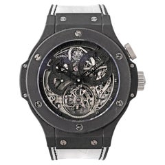 Montre Hublot Bigger Bang Tourbillon Chronographe All Black Limited Edition