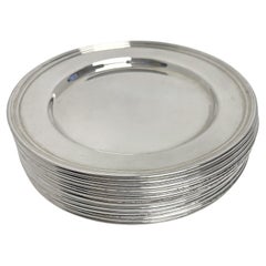 International Silver Set of 13 Sterling Bread Plates H575