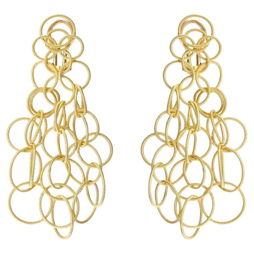 Buccellati 18k Yellow Gold Medium Hawaii Earrings