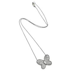 Graff - Collier papillon à pendentifs en diamants pavés