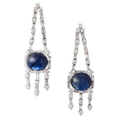 Sapphire Dangle Earrings