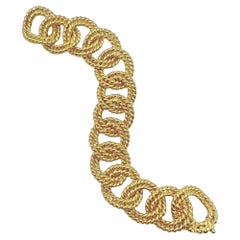 Verdura 18k Gold Double Link Armband