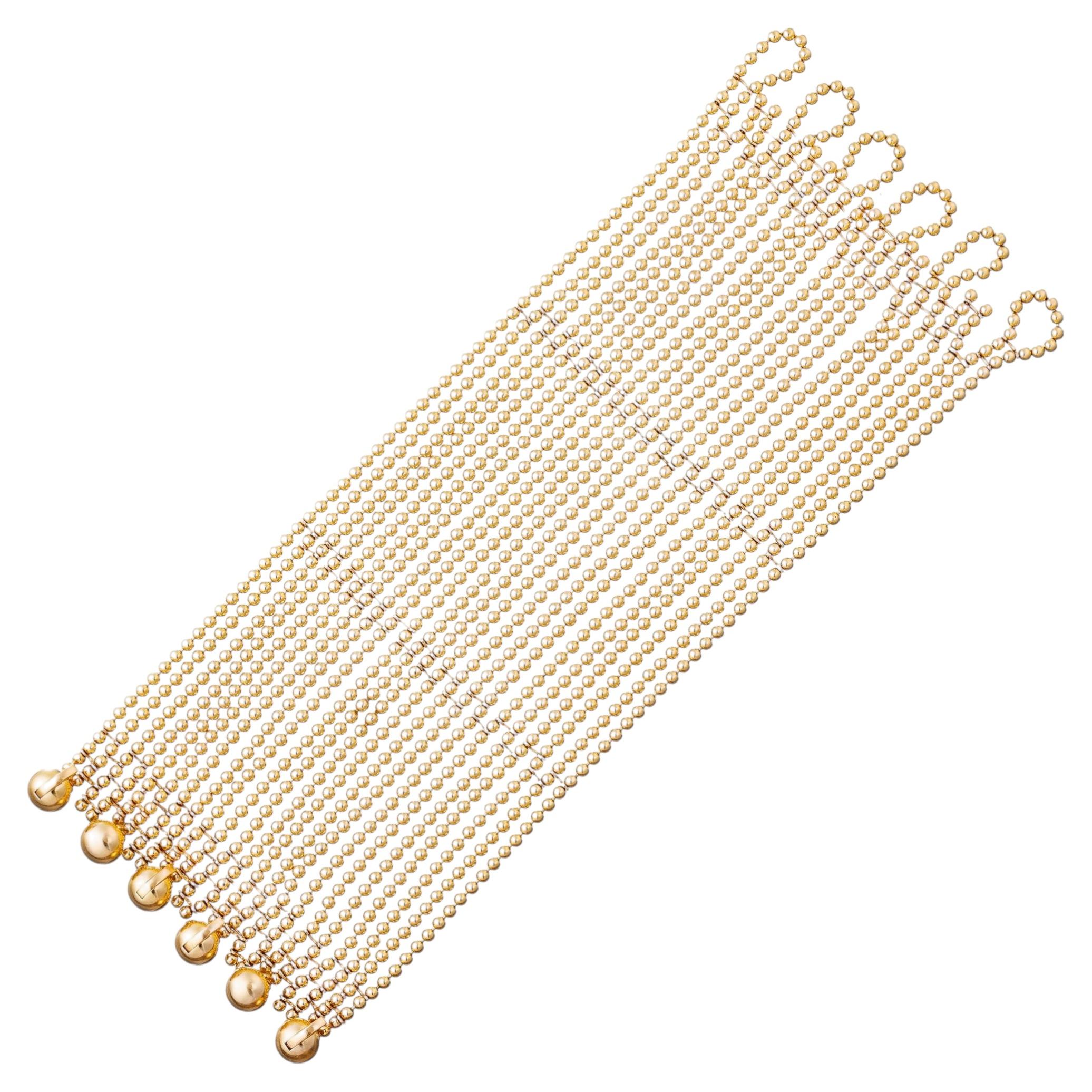 Cartier 18k Gold Drapierie Bracelet C.1999