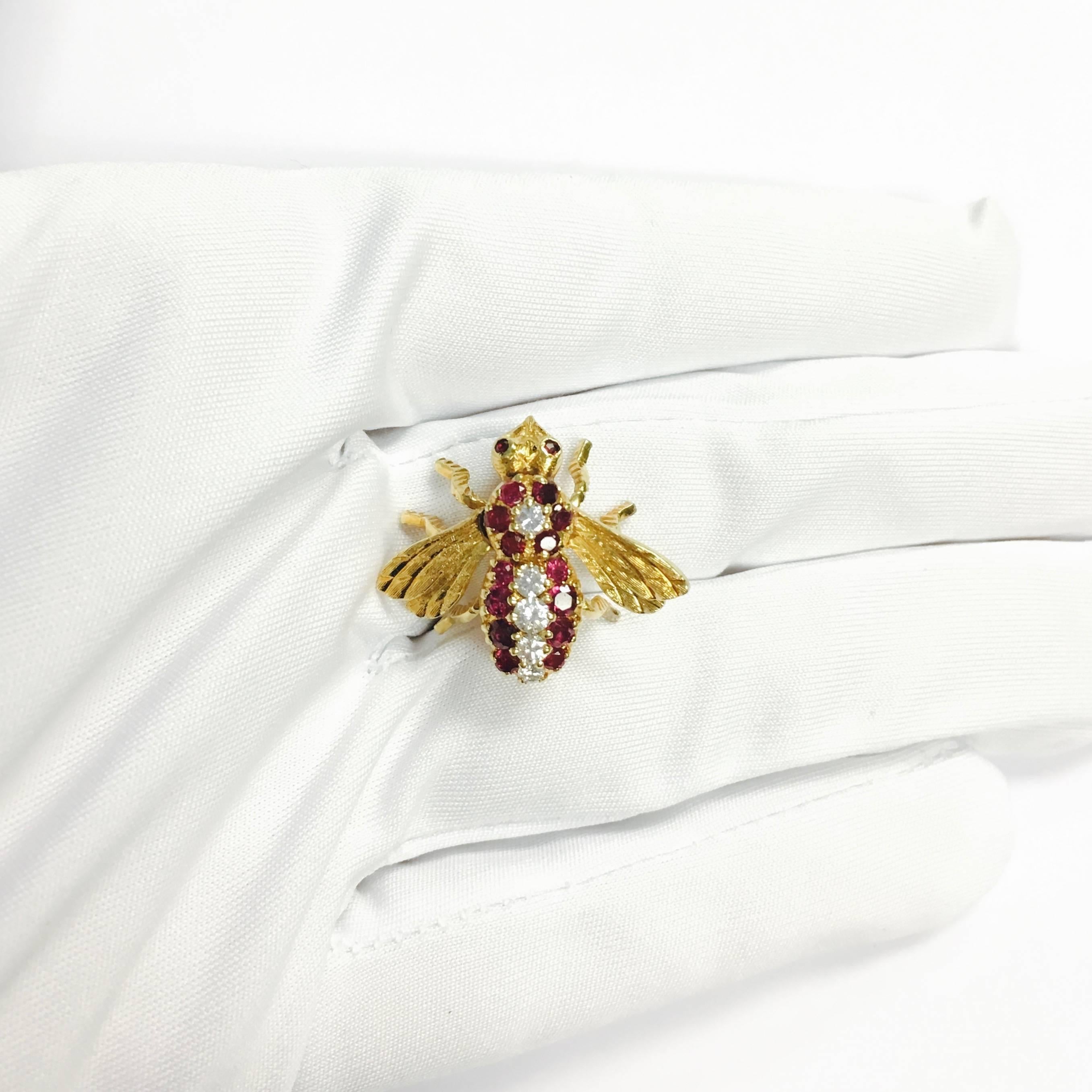 herbert rosenthal bee brooch