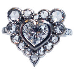 Solange Azagury-Partridge I Do Heart Shaped Diamond Ring