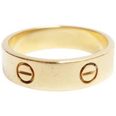 Cartier Gold Love Band Ring