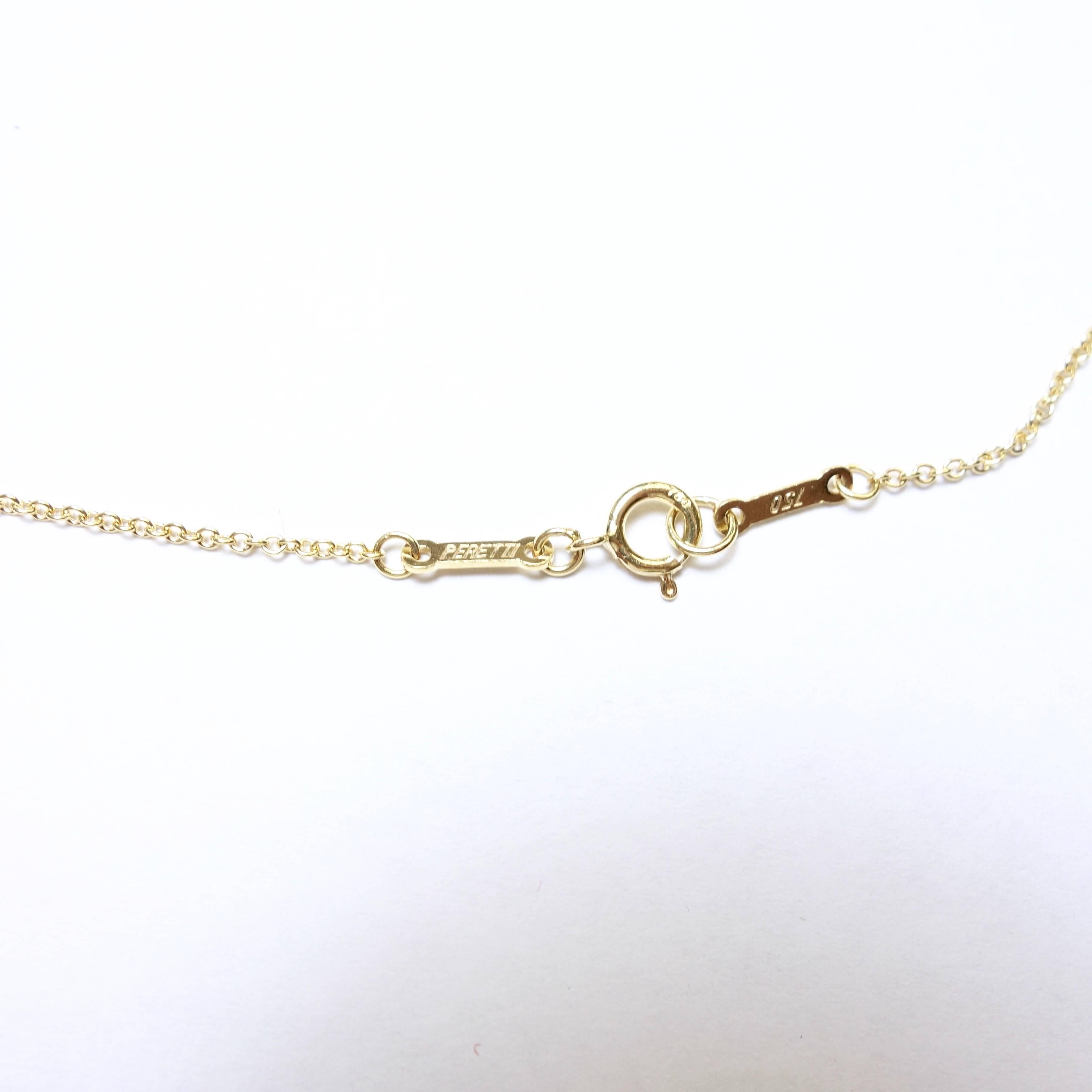 tiffany gold heart necklace