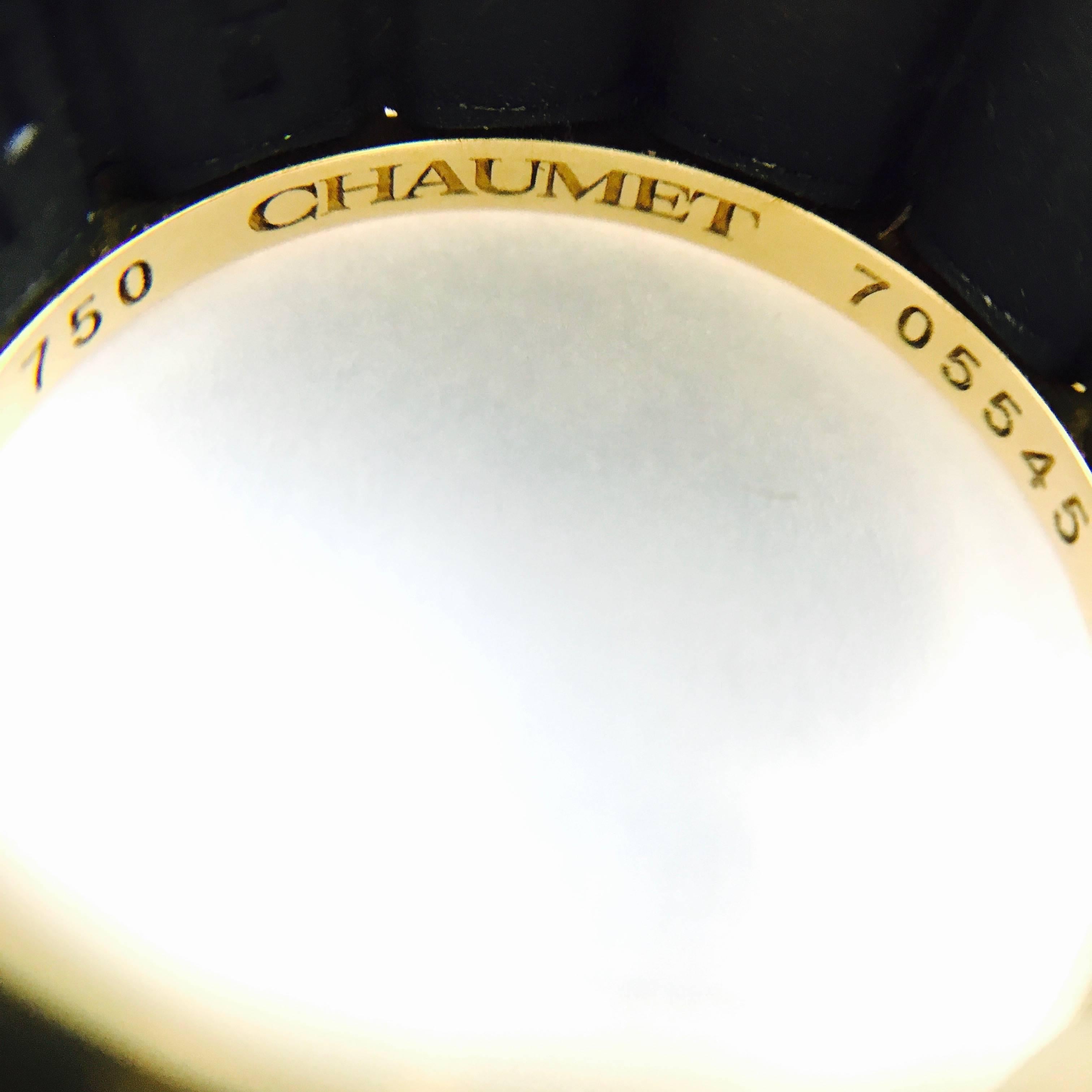 Chaumet Class One 18 Karat Gold Diamond Ring 1