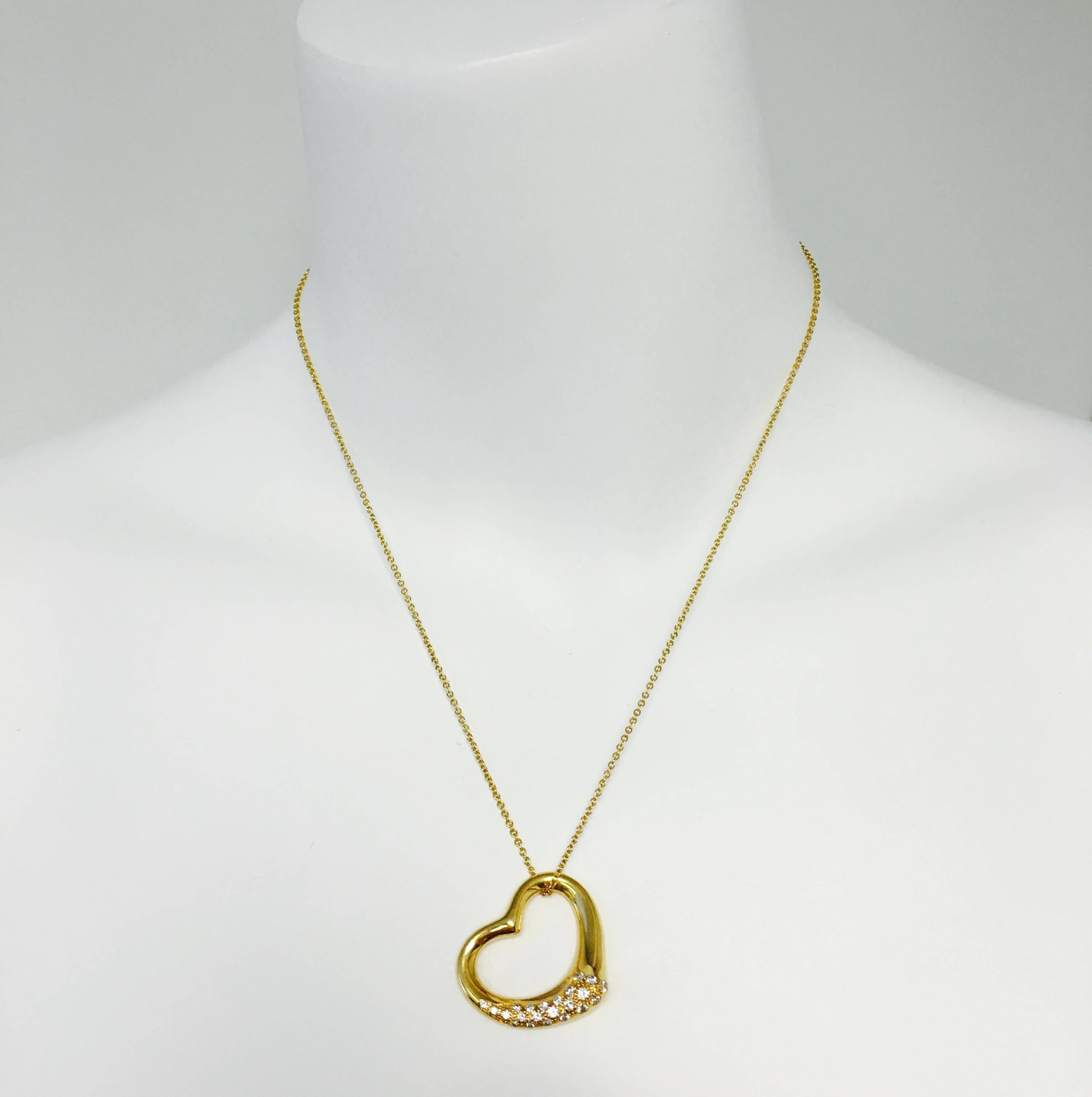 elsa peretti open heart pendant large