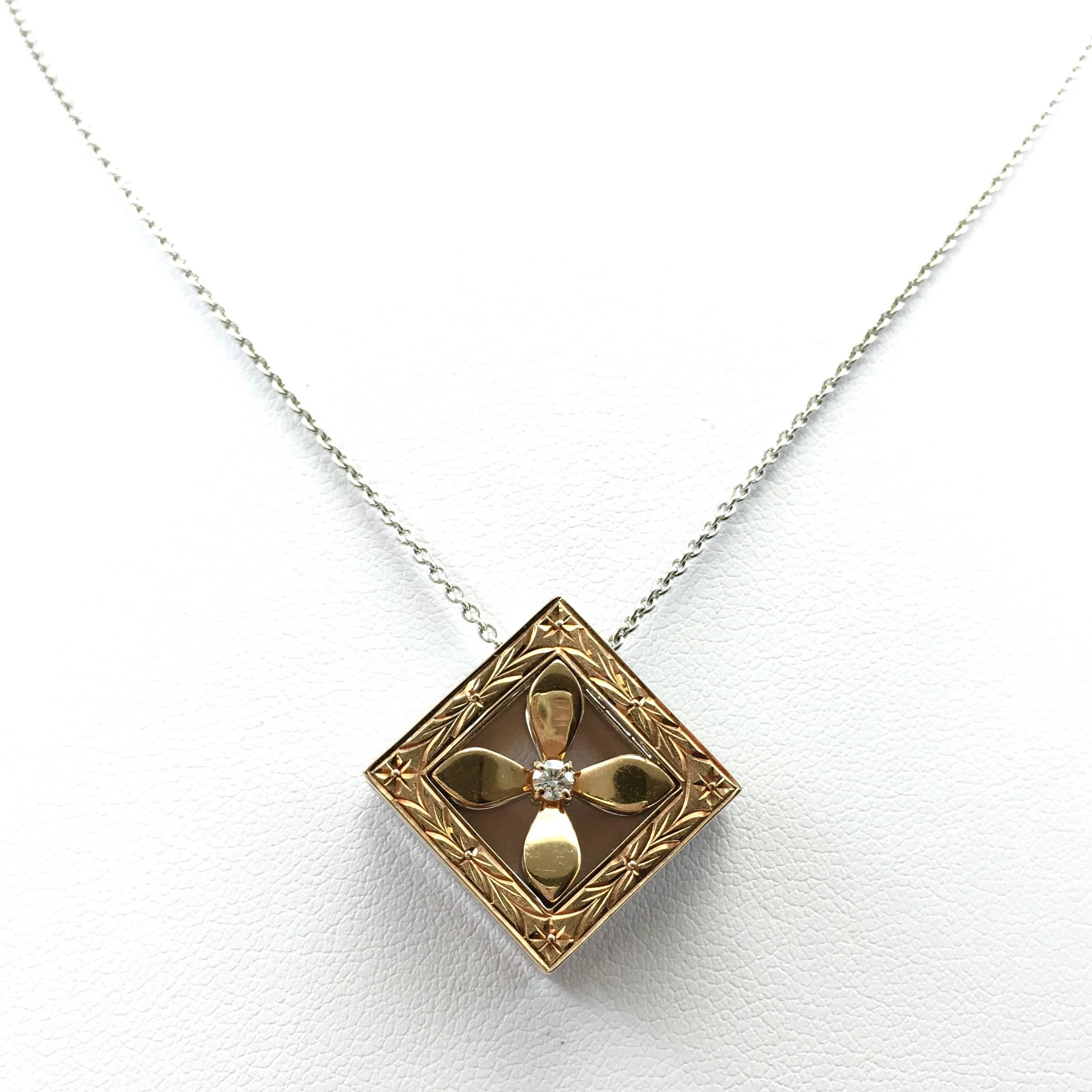Mikimoto Convertible Diamond Pendant Necklace 1