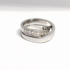 Cartier Paris Nouvelle Vague Crossover Diamond Gold Ring