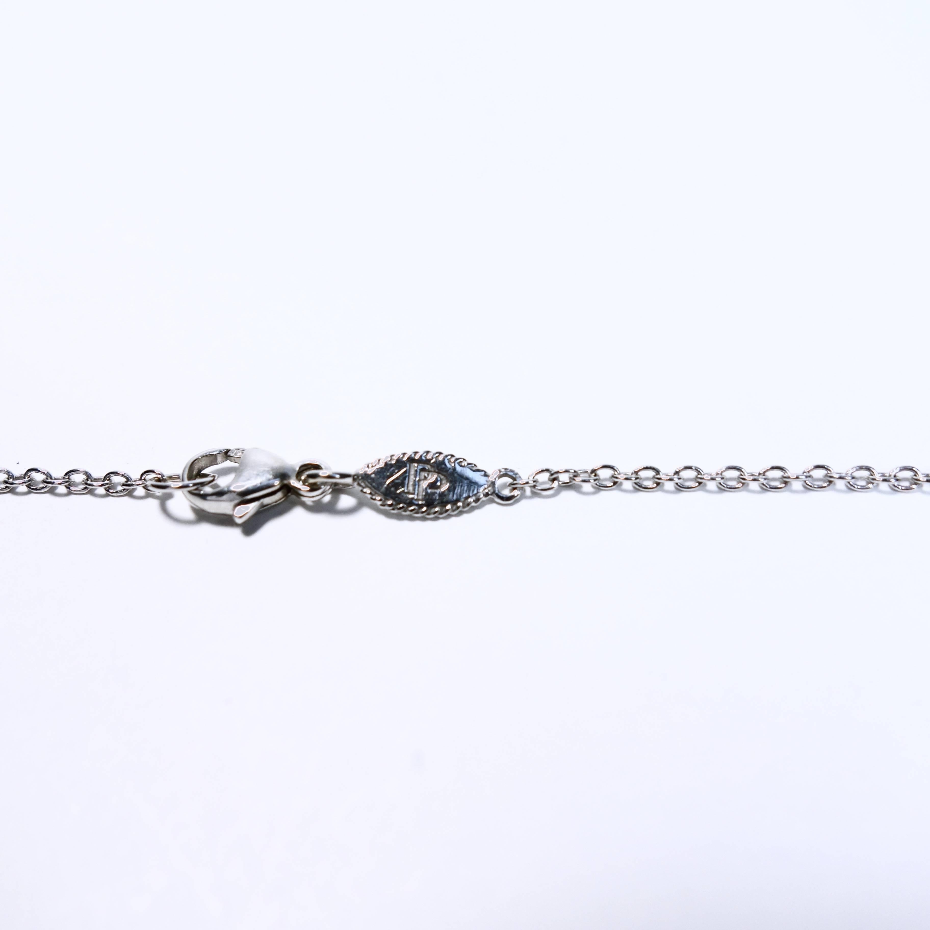 Modern Penny Preville Diamond Gold Drop Pendant Necklace