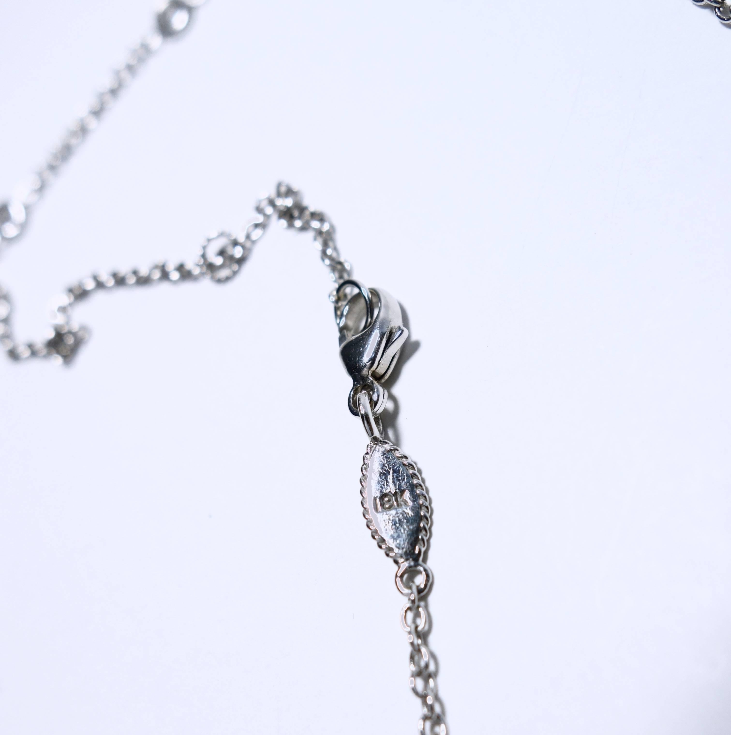 Penny Preville Diamond Gold Drop Pendant Necklace In Excellent Condition In Agoura Hills, CA