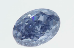 Gema suelta de AtelierX para diseños a medida. Diamante azul con certificado GIA
