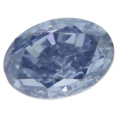 Gema suelta de AtelierX para diseños a medida. Diamante azul con certificado GIA
