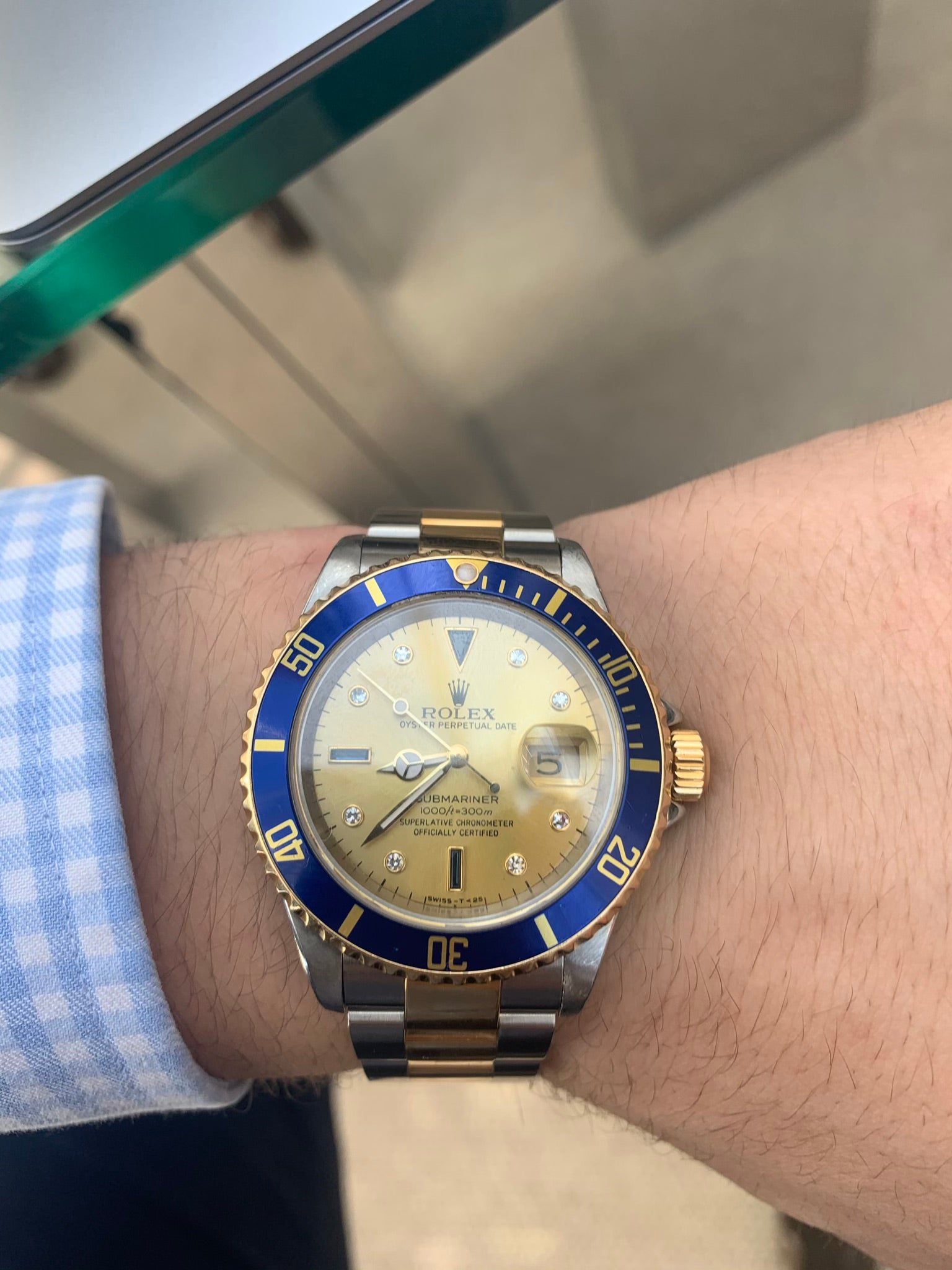 submariner diamond dial