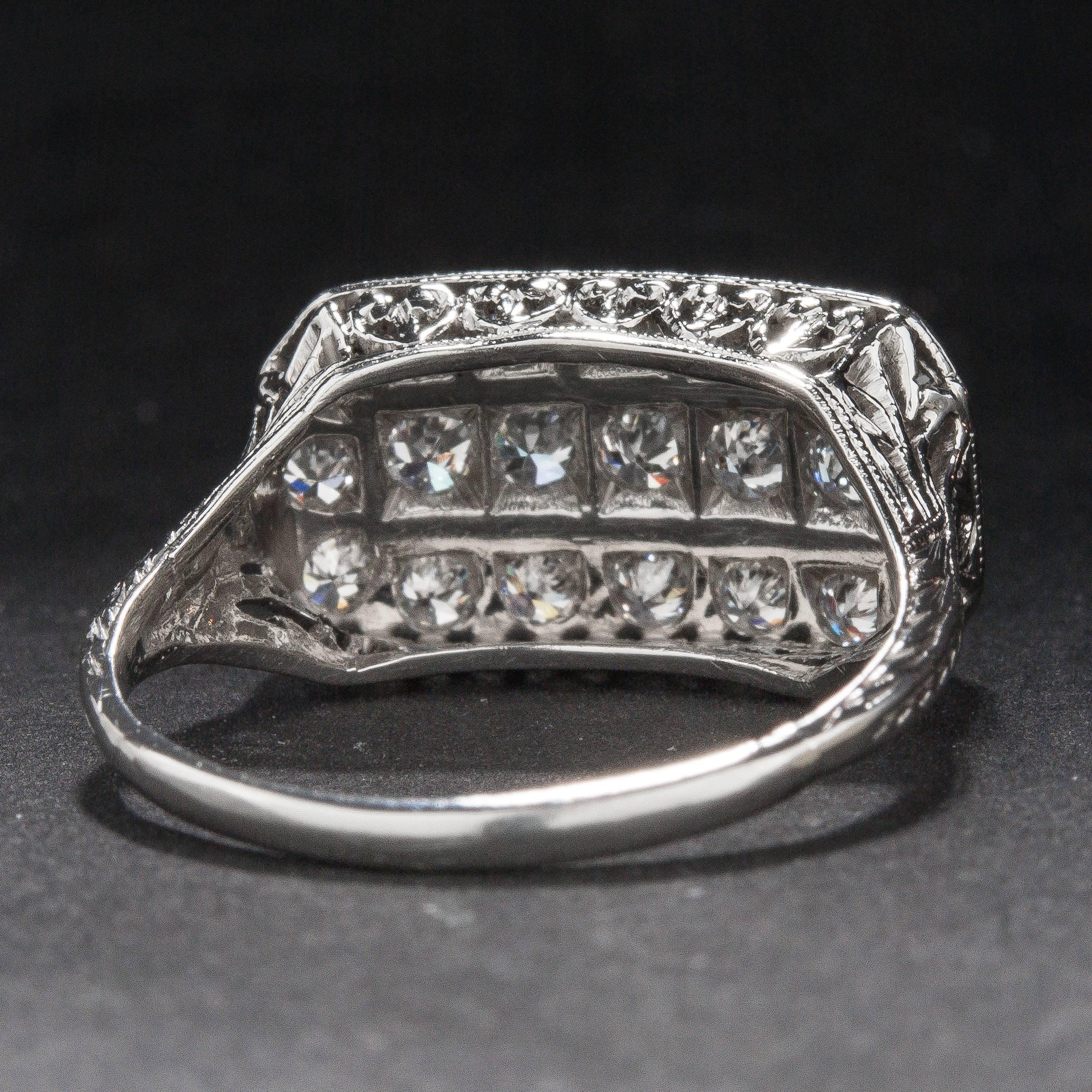 Art Deco .60ctw Diamond Ring For Sale 1