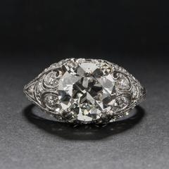 1910s Edwardian 2.42ct Diamond Ring