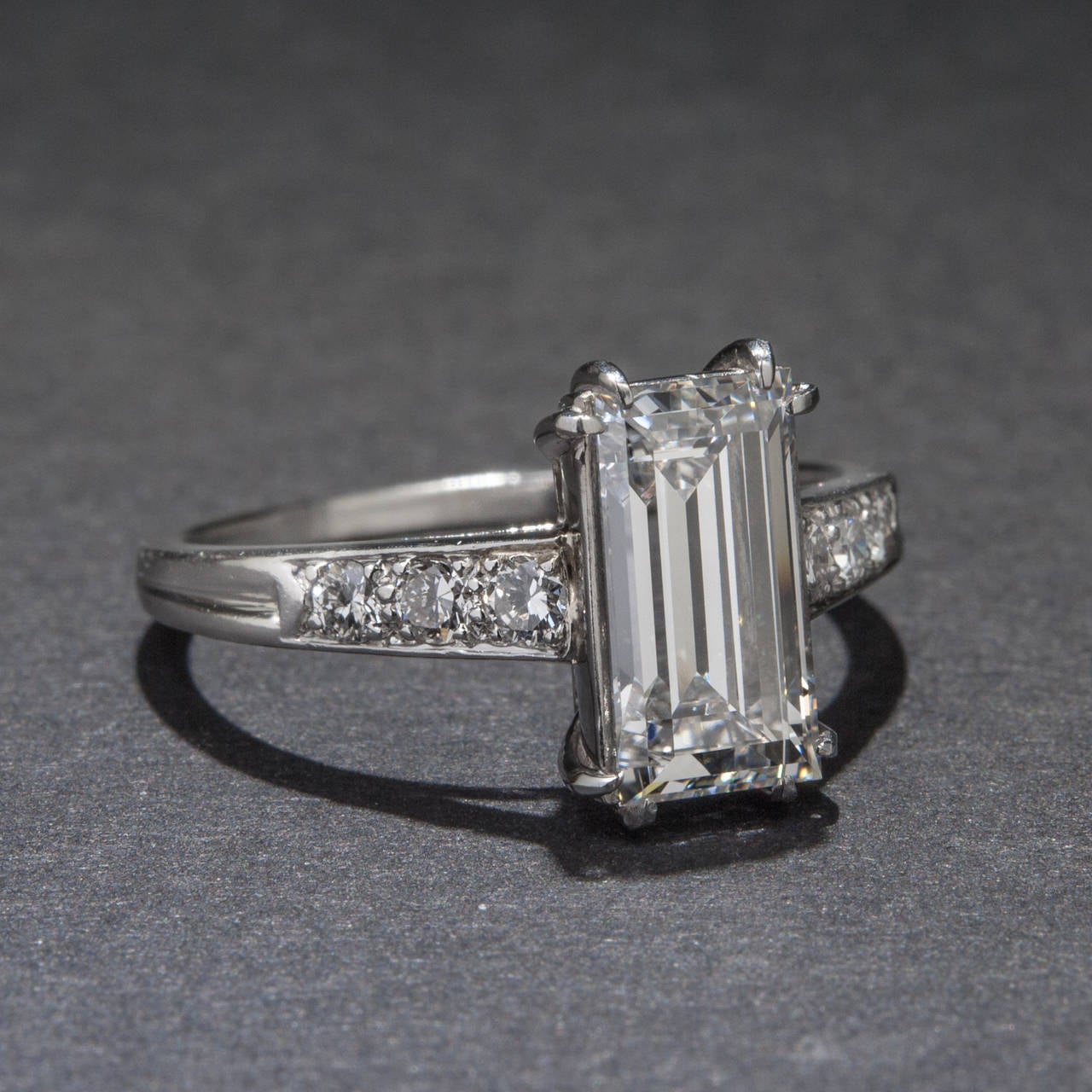 Tiffany and Co. 1.63 Carat GIA Cert Diamond and Platinum Ring For Sale ...