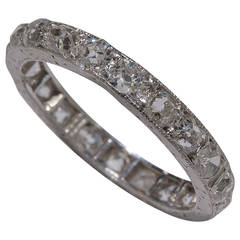 1920s Art Deco Diamond Eternity Band
