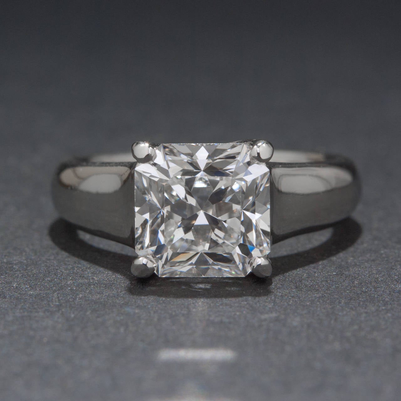 Tiffany & Co. 2.08 Carat GIA Cert Lucida Diamond Ring 1
